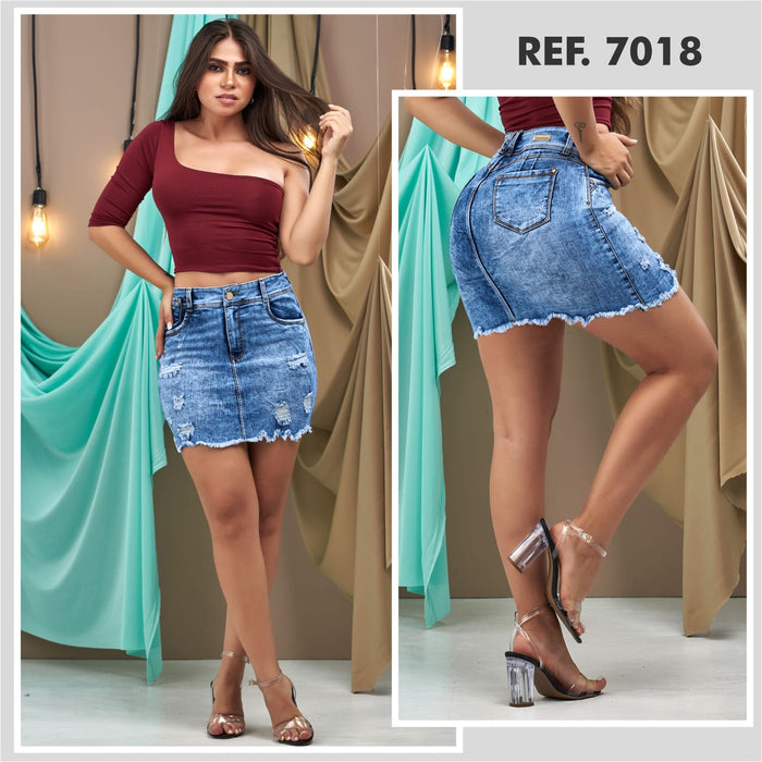 7018 100% Authentic Colombian Push Up SKIRT - RFE Marketing Ventures