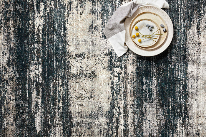 The Rug Corner Loloi Augustus Navy / Stone