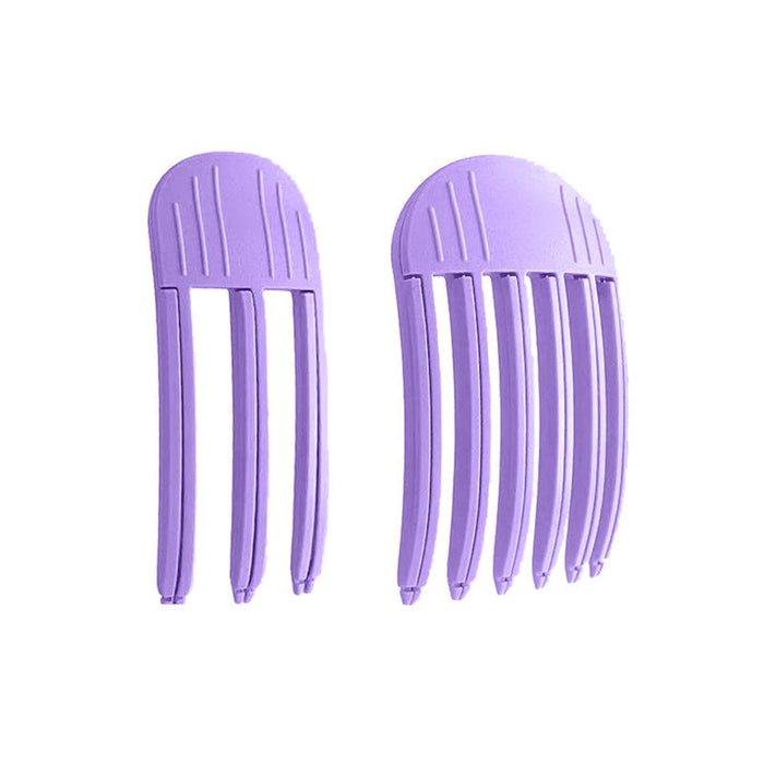 3 teeth + 6 teeth (purple)