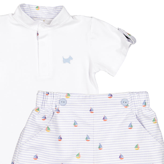 Joe Nautical Bow 2-piece Polo Set