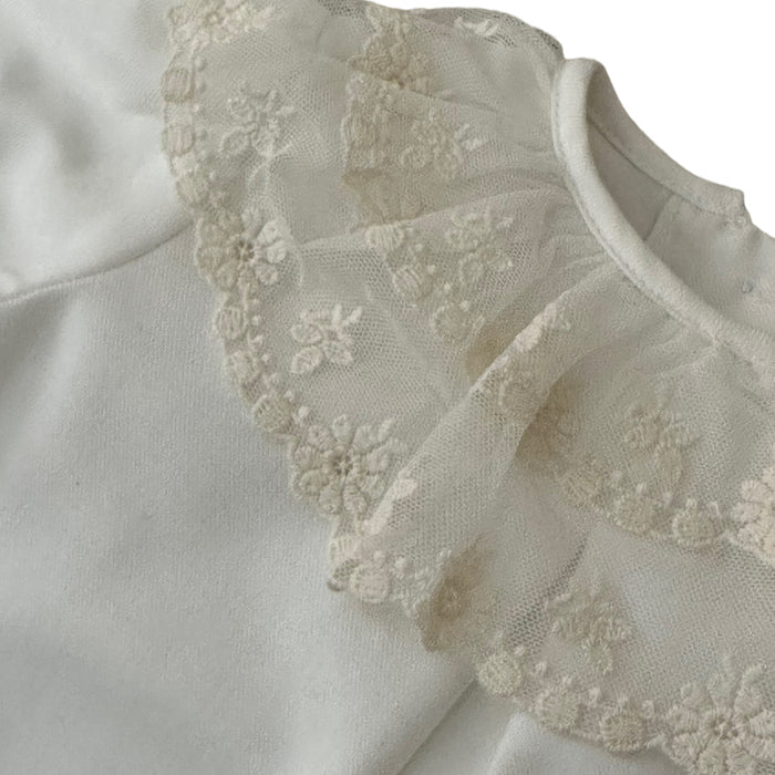 Julie Ivory Lace Blouse