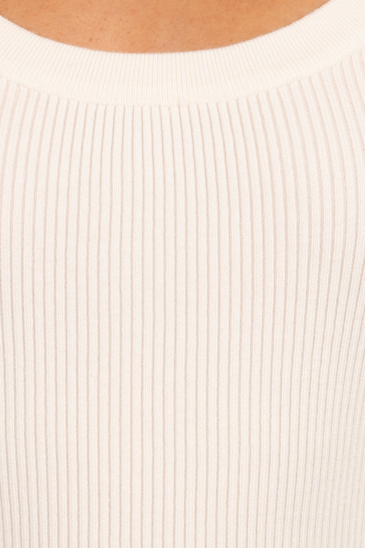 Esme Knit Tank - White