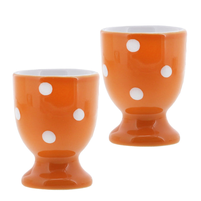Polka Dot Ceramic Egg Cup - Set of 2