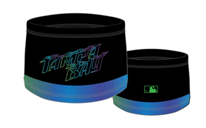 Rays New Era City Connect Black Flames Headband