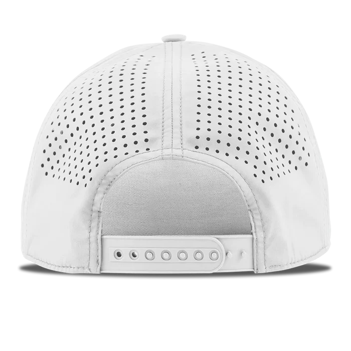 Rowdies Branded Bills White Two Star Logo Rope Snapback Hat