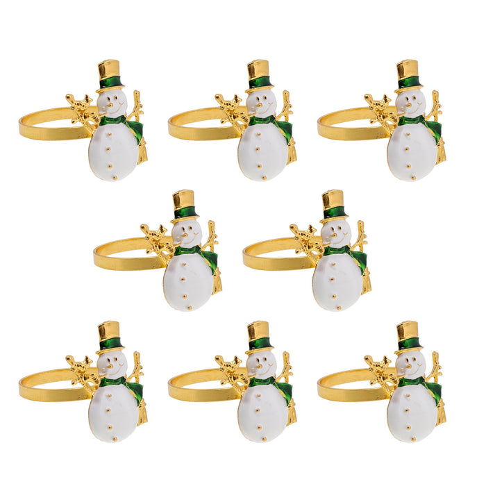 gold napkin rings