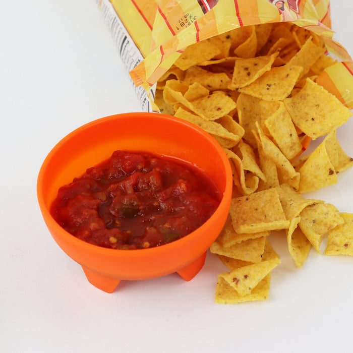 colorful salsa bowls