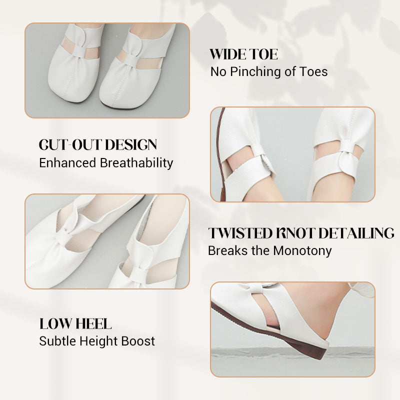 🔥 Flash Sale – Women’s Soft-Soled Knot Mules | Easy Slip-On Comfort