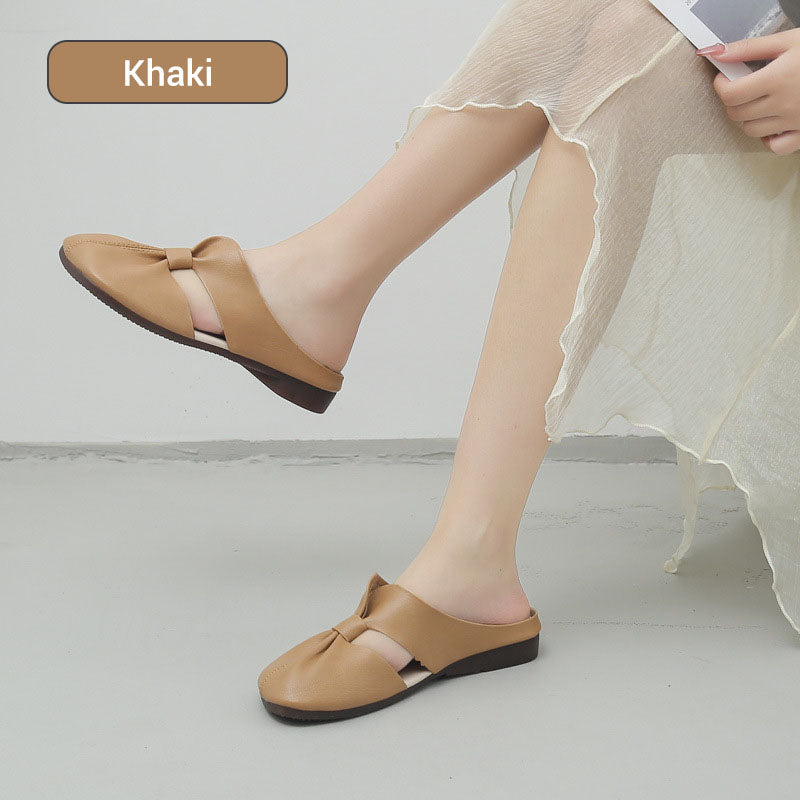 🔥 Flash Sale – Women’s Soft-Soled Knot Mules | Easy Slip-On Comfort