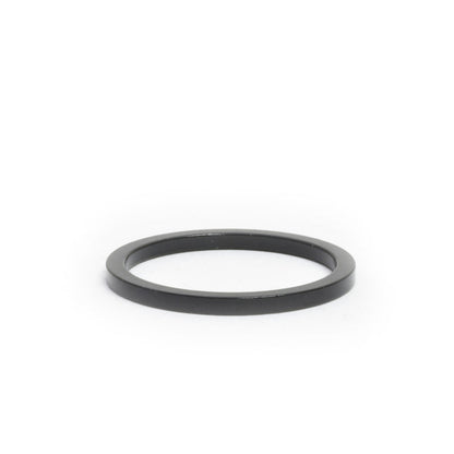 HD0012 1-1/8" x 2.5mm Black Aluminum Headset Spacers, Bag of 5 Detail 1