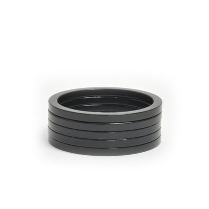 HD0012 1-1/8" x 2.5mm Black Aluminum Headset Spacers, Bag of 5 Detail 2