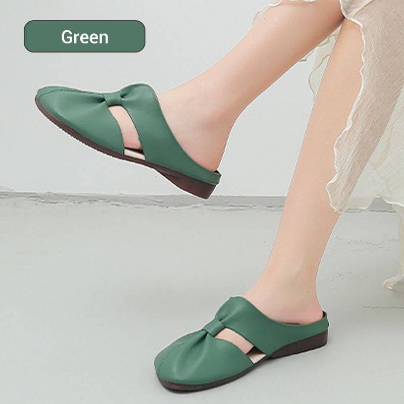 🔥 Flash Sale – Women’s Soft-Soled Knot Mules | Easy Slip-On Comfort