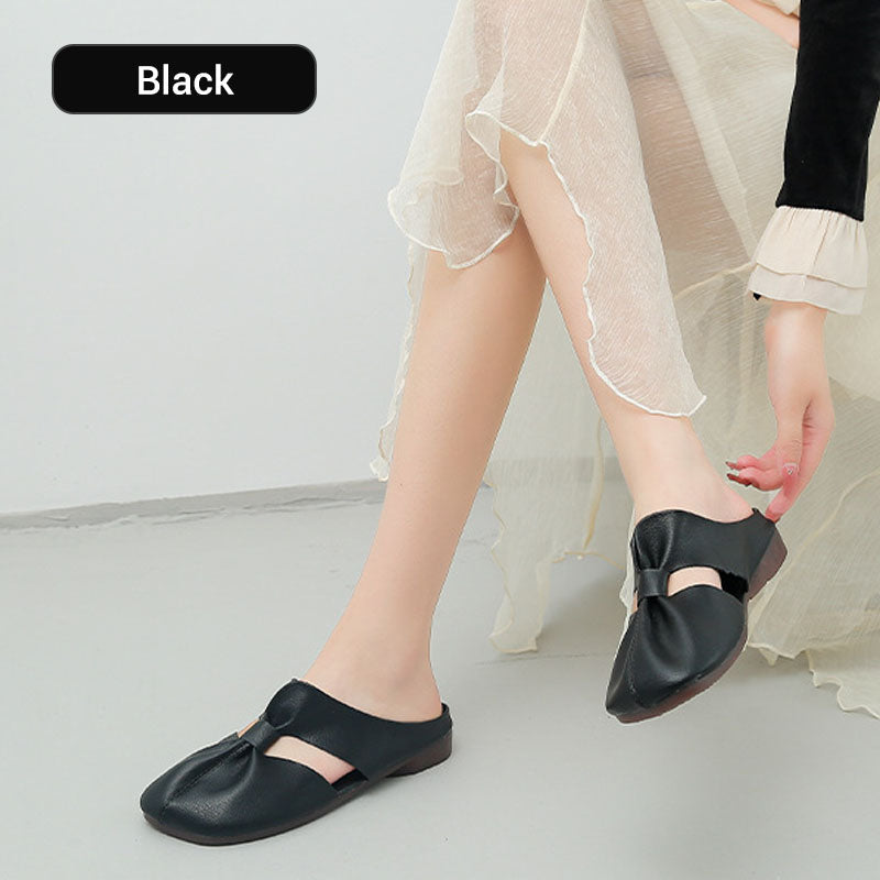 🔥 Flash Sale – Women’s Soft-Soled Knot Mules | Easy Slip-On Comfort