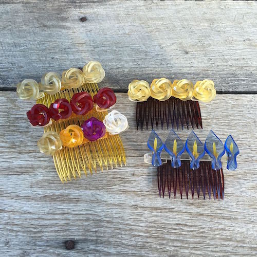 BRYCE Art Deco Hair Combs 1950s