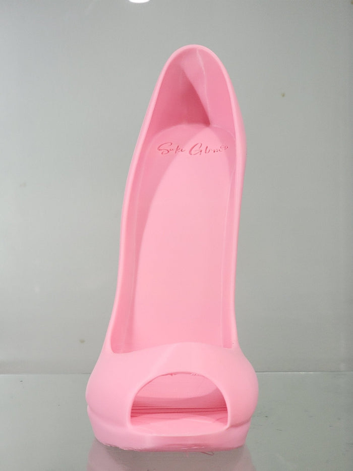 3D Printed Pink High Heel Phone Holder - Glam Desk Decor - RFE Marketing Ventures