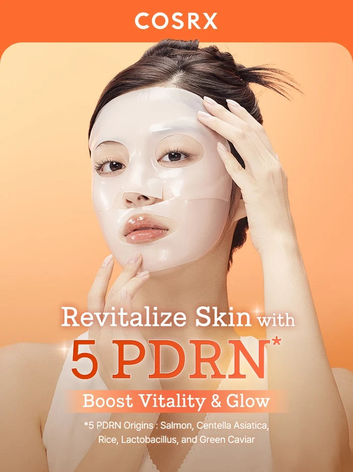($80+ Free Gift) COSRX 5 PDRN Hyaluronic Acid Vital Hydrating Hydrogel Mask 1EA