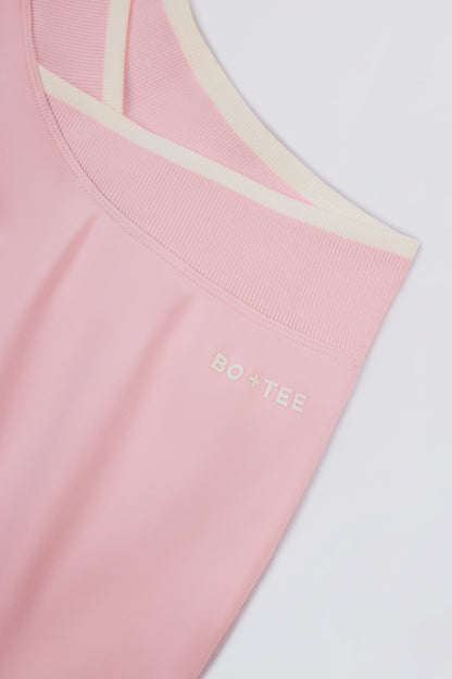 Soft Active Crossover Mini Skort in Powder Pink