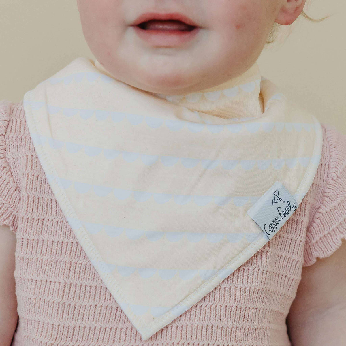 4 Pack Baby Bandana Bibs - Paris