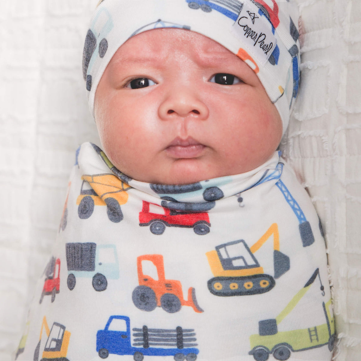 Knit Swaddle Blanket - Diesel