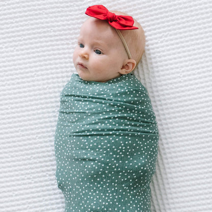 Knit Swaddle Blanket - Juniper