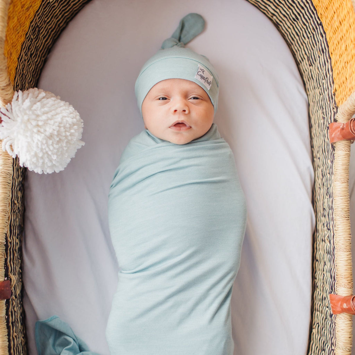 Knit Swaddle Blanket - Sonny