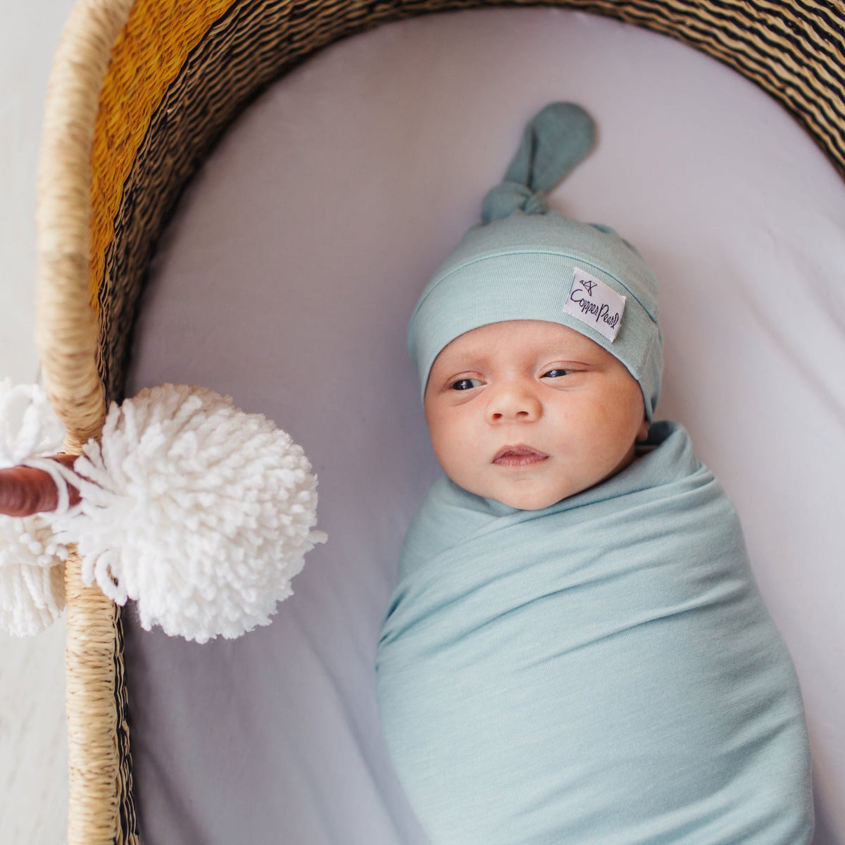 Knit Swaddle Blanket - Sonny