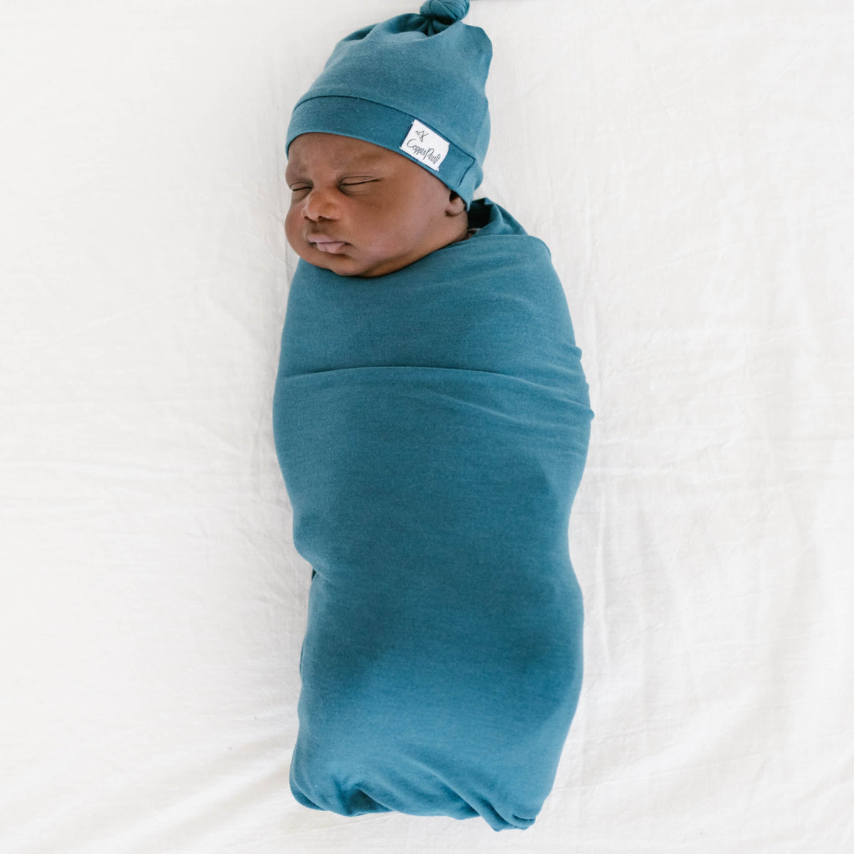 Knit Swaddle Blanket - Steel