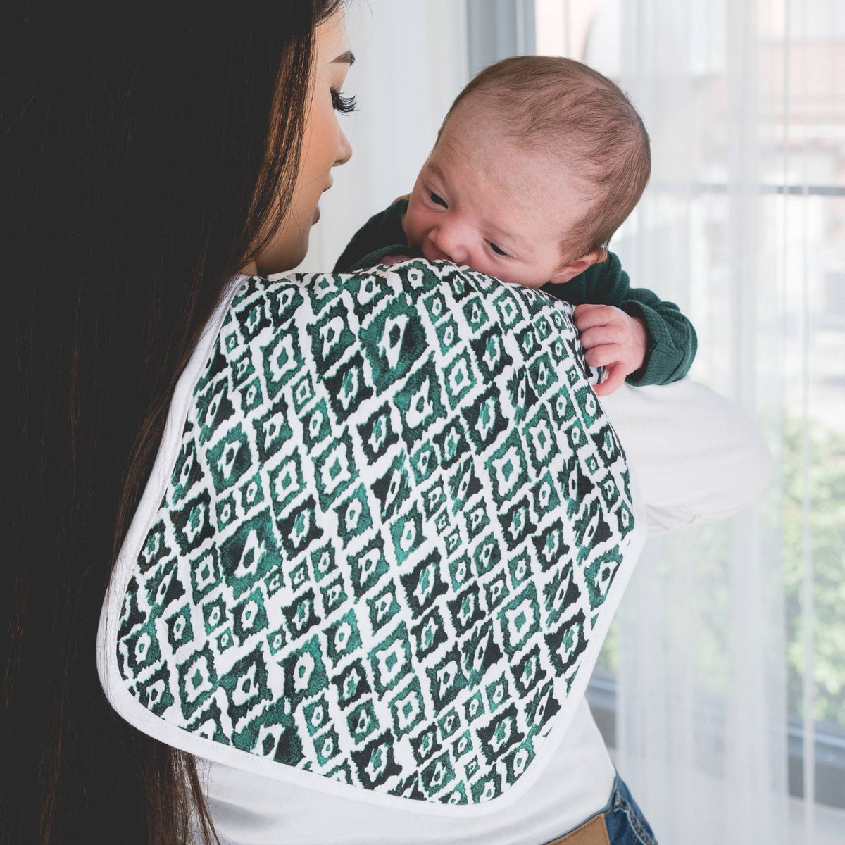 3 Pack Premium Burp Cloths - Bison