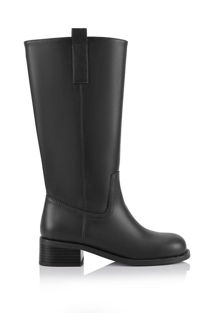 Rogue Knee High Boots - Black