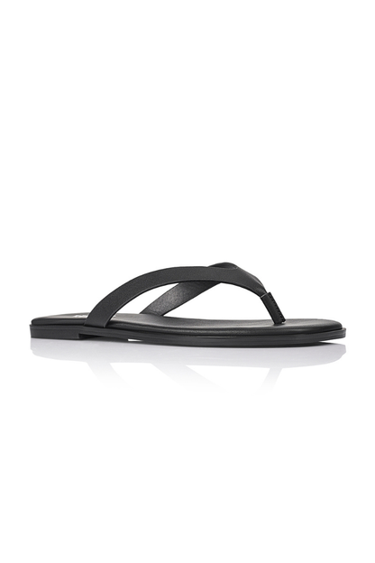 Sascha Casual Thongs - Black
