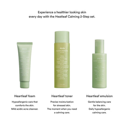 Abib Heartleaf Calming 2-Step Kit - Kiyoko Beauty