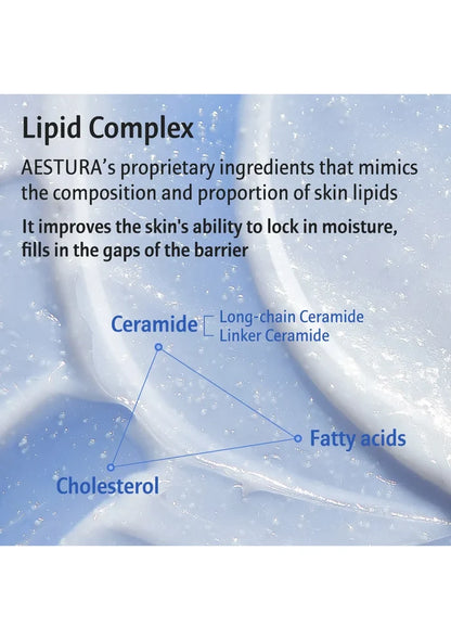 Ceramides, cholesterol and fatty acids in AESTURA Atobarrier 365 Cream