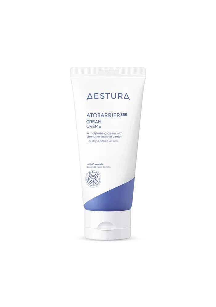 AESTURA Atobarrier 365 Cream 80ml single tube, white background