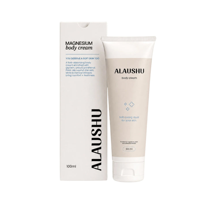 ALAUSHU Magnesium Cream – kūno kremas su magnio druskomis