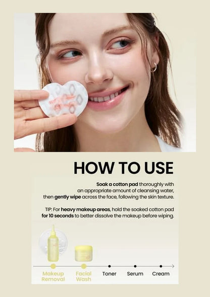 AXIS-Y Kojic Yuzu Cleansing Water 250ml — how to use; original brand product information
