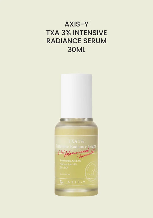 AXIS-Y TXA 3% Intensive Radiance Serum 30ml — clear product packshot, COCOMO main image