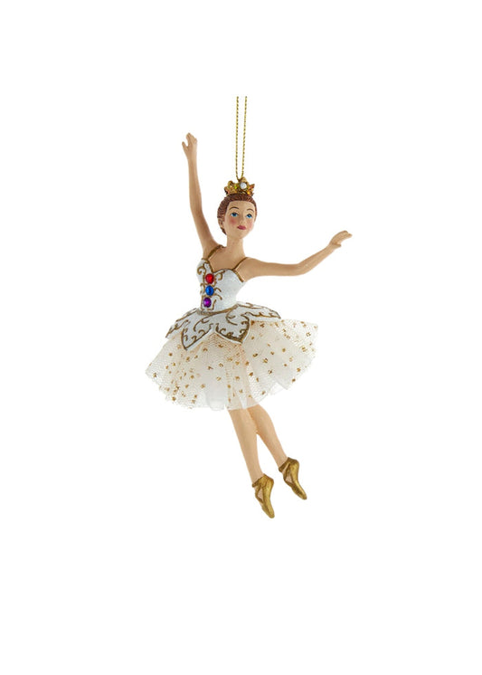 Bejeweled Ballerina Ornament (6.75")