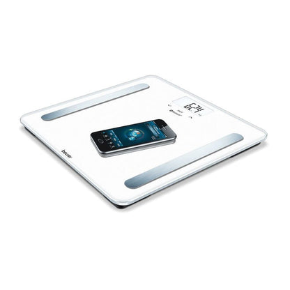 Alternative view of Beurer BF 600 Diagnostic Bathroom Scale, showing different angle or usage.