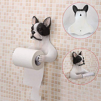 Gadget Gerbil Boston Terrier Toilet Paper Holder