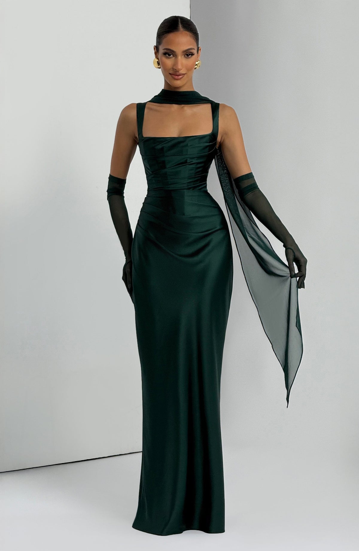 Calanthe Maxi Dress - Emerald