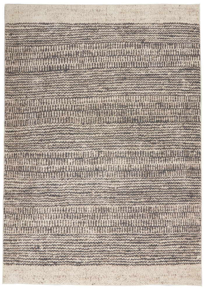 Calvin Klein Etched - Ivory/Grey Area Rug CK72