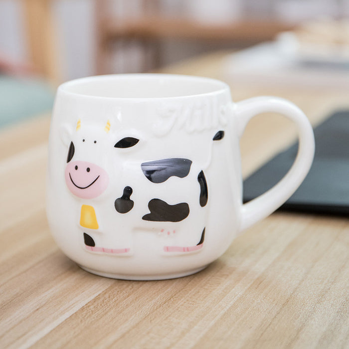 Cartoon Cow Ceramic Mug