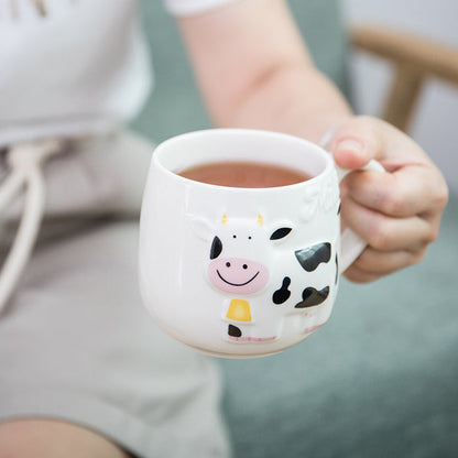 Cartoon Cow Ceramic Mug