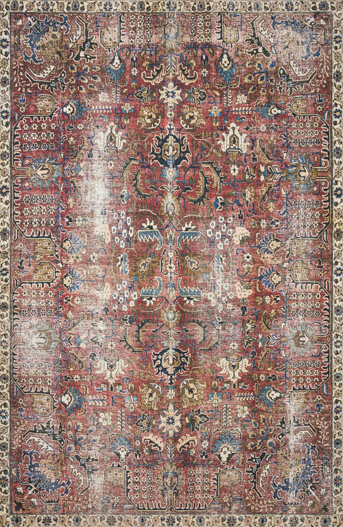 The Rug Corner Chris Loves Julia x Loloi Chris Loves Julia - Jules Merlot / Multi Area Rug
