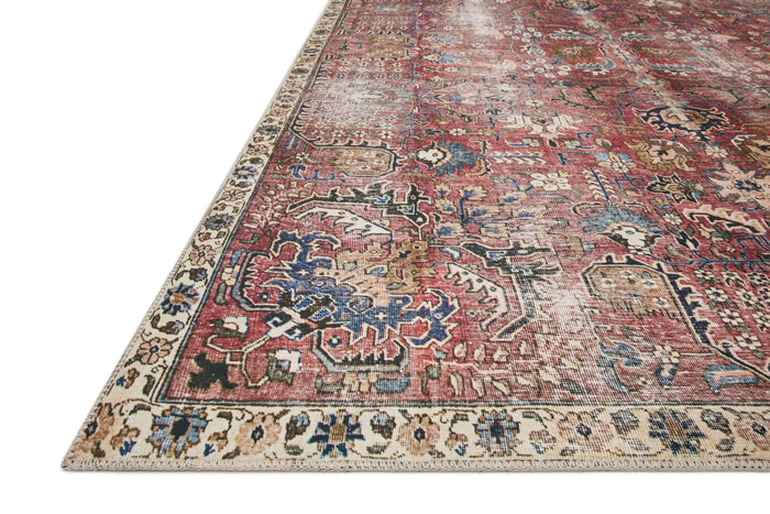 The Rug Corner Chris Loves Julia x Loloi Chris Loves Julia - Jules Merlot / Multi Area Rug
