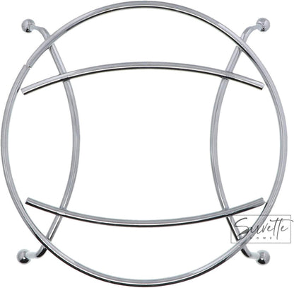 Chrome Footed Trivet