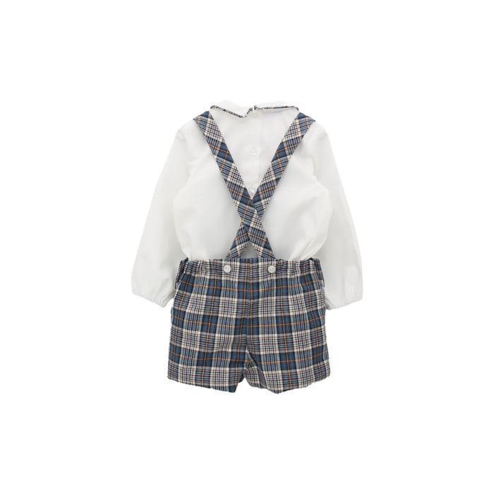 Cloti Boy Blue Tartan Set
