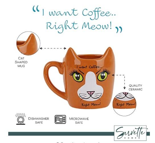 Coffee Meow Cat Mug