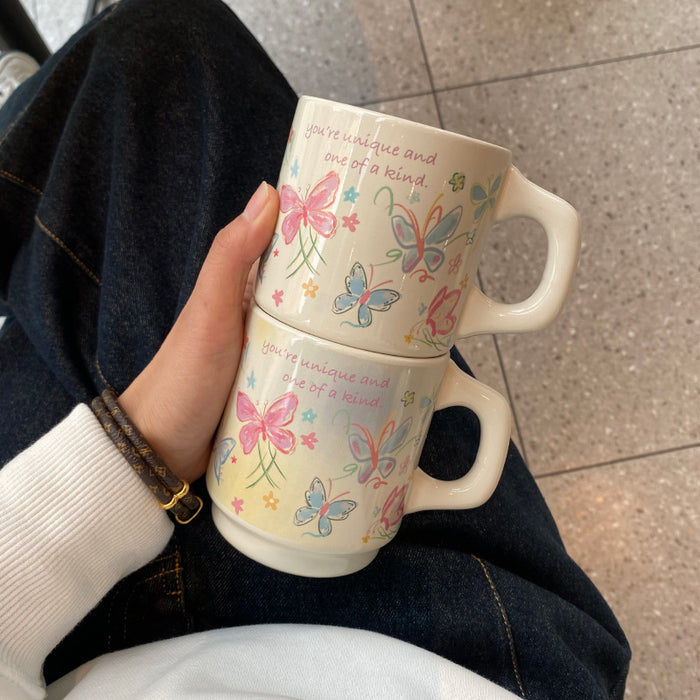 Colorful butterfly Ceramic Mug