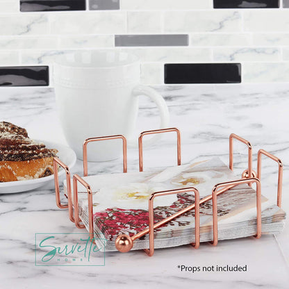Copper Finished Napkin Holder